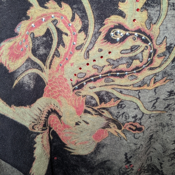 Beautiful women's large Katina Marie shirt with phoenixes in flight - Picture 2 of 4